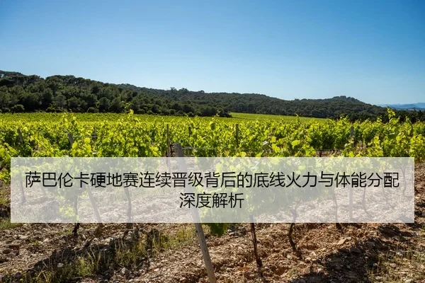 萨巴伦卡硬地赛连续晋级背后的底线火力与体能分配深度解析